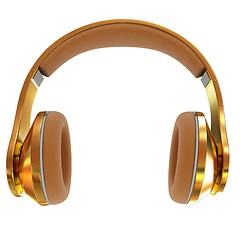 Image showing Best headphone icon. 3d illustration