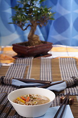 Image showing Asian style decorated table