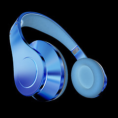 Image showing Best headphone icon. 3d illustration