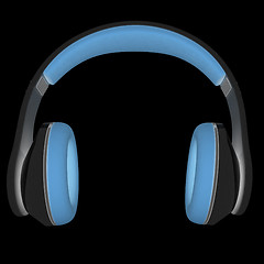 Image showing Best headphone icon. 3d illustration