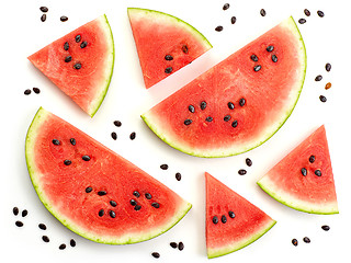 Image showing pieces of watermelon