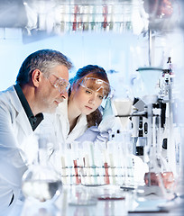 Image showing Health care researchers working in scientific laboratory.