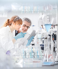 Image showing Health care researchers working in scientific laboratory.