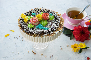 Image showing Tasty cakes composition