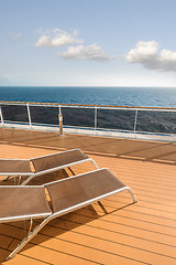 Image showing Cruise ship at sea