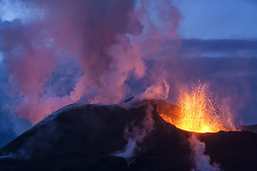 Image showing Volcano eruption