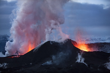 Image showing Volcano eruption