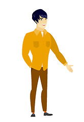 Image showing Asian businessman with hand in his pocket.