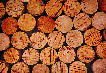 Image showing brown cork background
