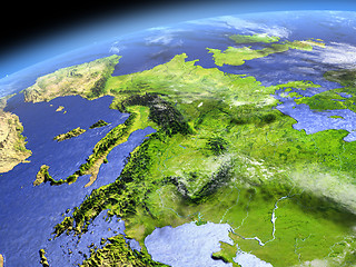 Image showing Europe from space