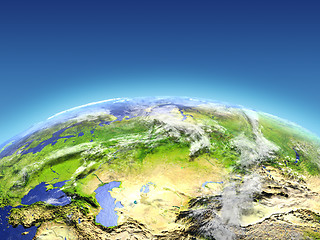 Image showing Western and central Asia from space