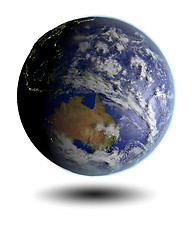 Image showing Australia from space