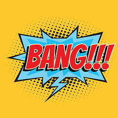 Image showing bang comic word