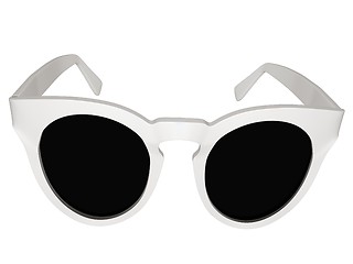 Image showing Cool metal sunglasses. 3d illustration