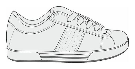 Image showing Modern stylish sneakers