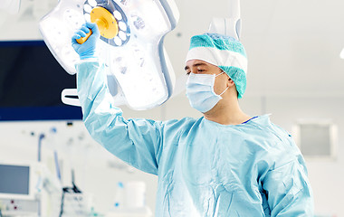 Image showing surgeon in operating room at hospital