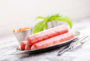 Image showing sausages