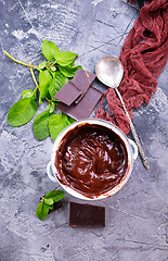 Image showing chocolate sauce