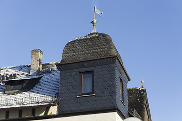 Image showing House facade with slate