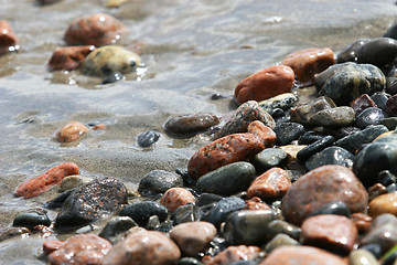 Image showing Washed stones