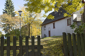 Image showing Old historic church in a village in Germany 