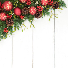 Image showing Christmas Background Border