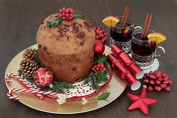 Image showing Christmas Chocolate Panettone Cake 