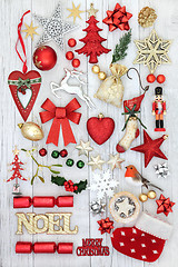 Image showing Christmas Festive Decorations