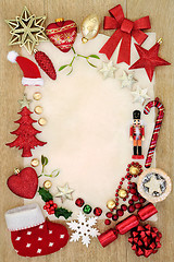 Image showing Christmas Background Border