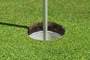 Image showing Golf hole