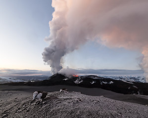 Image showing Volcano eruption