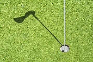 Image showing Golf hole