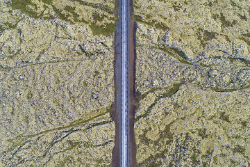 Image showing Road through the lava