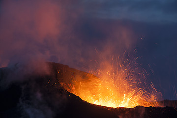 Image showing Volcano eruption