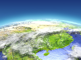 Image showing Eastern China from space