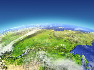 Image showing Siberia from space