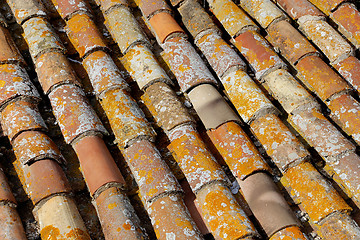 Image showing Tiled roof background