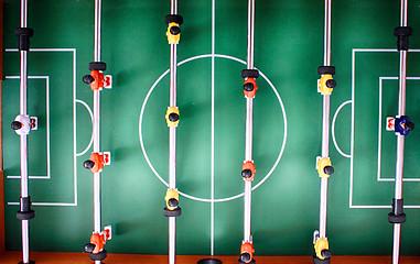 Image showing table soccer background