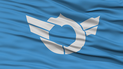 Image showing Closeup Shiga Japan Prefecture Flag