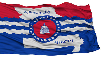 Image showing Isolated Jefferson City Flag, United States of America