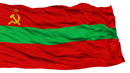 Image showing Isolated Transnistria Flag