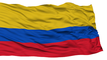 Image showing Isolated Colombia Flag