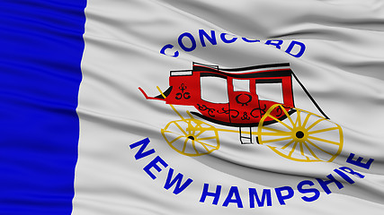 Image showing Closeup Concord Flag