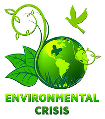 Image showing Environmental Crisis Shows Eco Problems 3d Illustration
