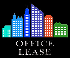 Image showing Office Lease Describes Real Estate Leases 3d Illustration