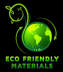 Image showing Eco Friendly Materials Shows Natural Resources 3d Illustration