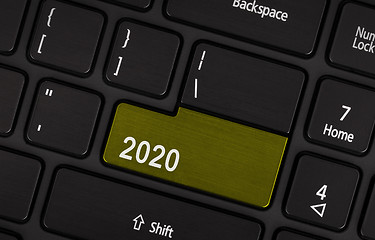 Image showing Text 2020 button