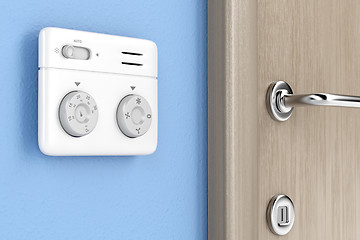 Image showing Thermostat on the wall