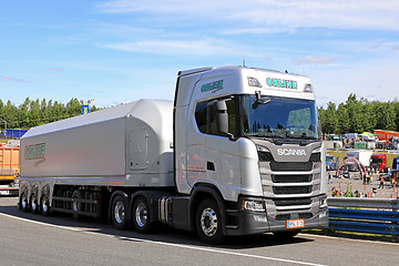 Image showing Scania Semi Trailer for Float Glass Transport