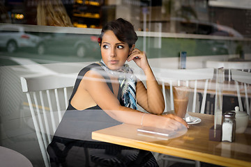 Image showing Coffee Shop Woman